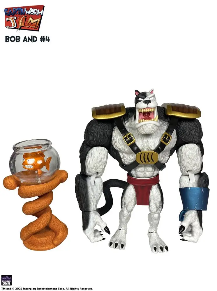 Earthworm Jim Actionfigur Wave 1: Bob the Killer Goldfish &amp; #4 15 cm Produktfoto