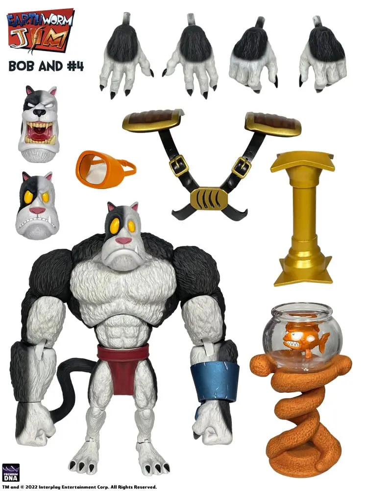Earthworm Jim Actionfigur Wave 1: Bob the Killer Goldfish &amp; #4 15 cm Produktfoto