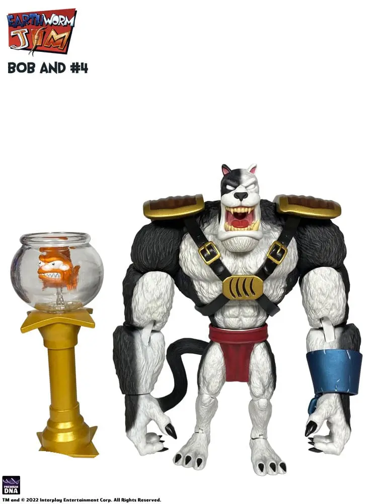 Earthworm Jim Actionfigur Wave 1: Bob the Killer Goldfish &amp; #4 15 cm Produktfoto