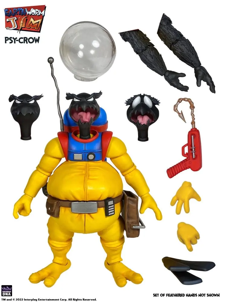 Earthworm Jim Actionfigur Wave 1: Psy-Crow 15 cm Produktfoto