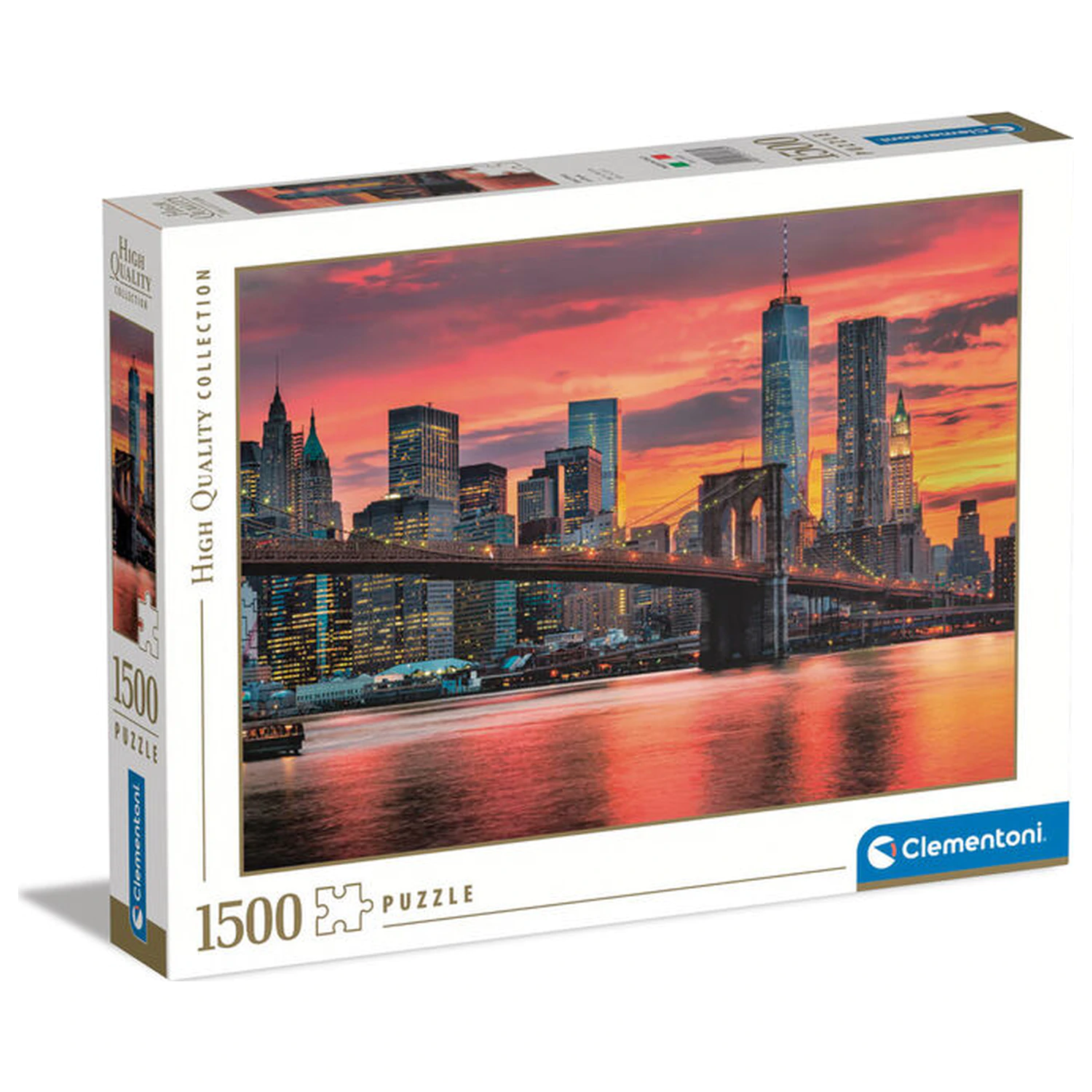 East River at Dusk Puzzle 1500 Teile Produktfoto