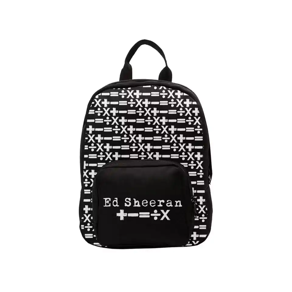 Ed Sheeran Mini Rucksack Symbols Pattern Produktfoto