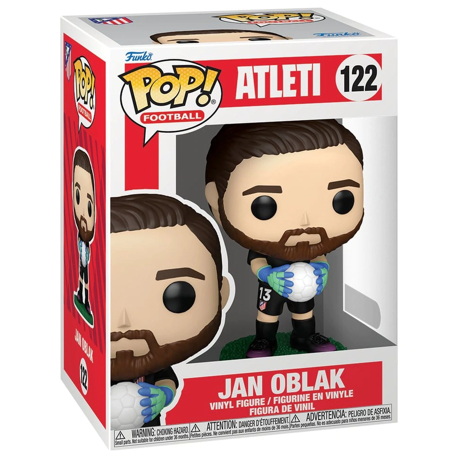 EFL Funko POP! MLS Vinylfigur Atletico Madrid - Jan Oblak 9 cm Produktfoto