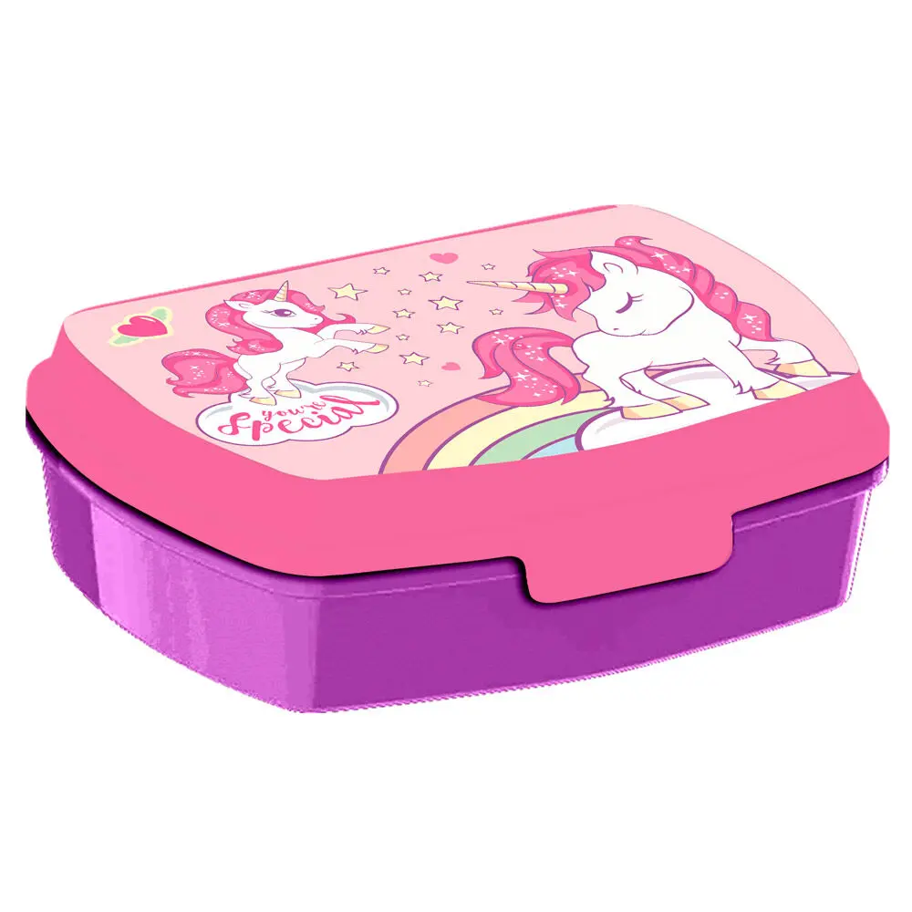 Unicorn Lunchbox + Aluminium Flasche 500ml Produktfoto