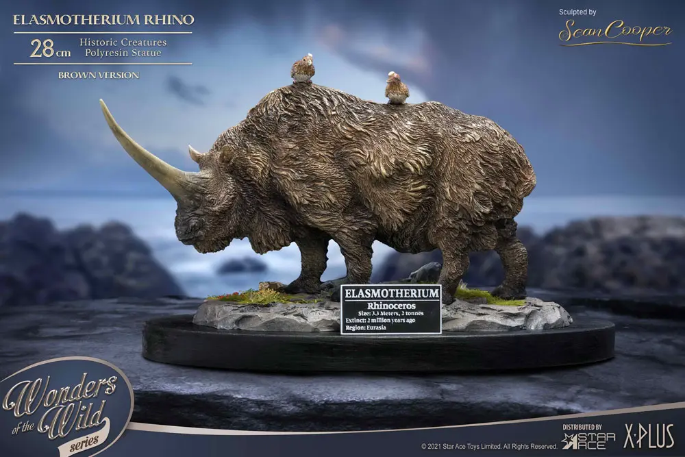 Elasmotherium Statue Rhino (Brown) 28 cm Produktfoto
