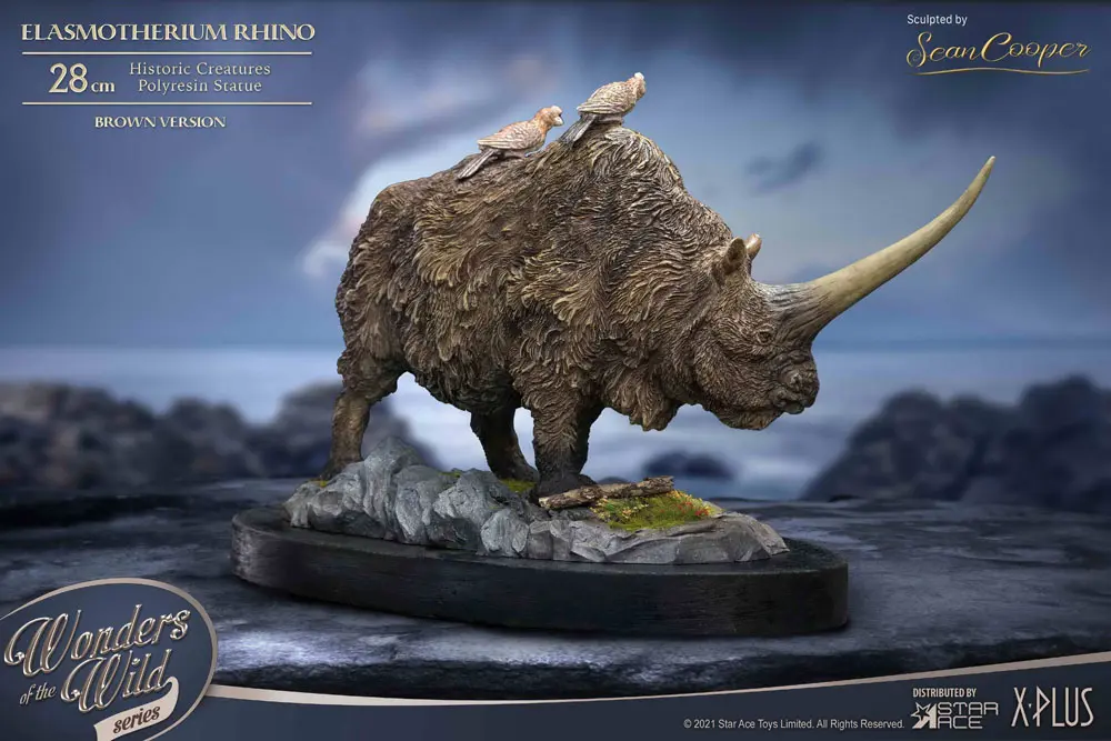 Elasmotherium Statue Rhino (Brown) 28 cm Produktfoto