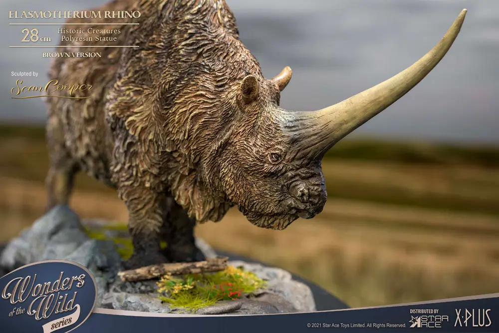 Elasmotherium Statue Rhino (Brown) 28 cm Produktfoto