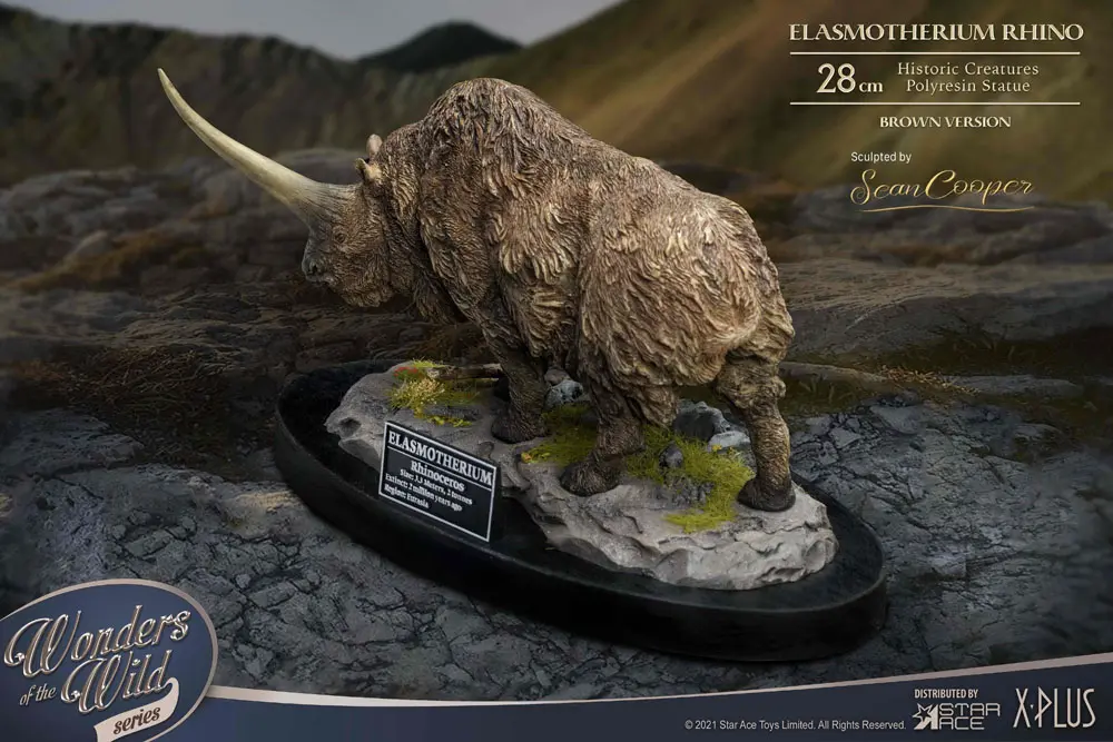Elasmotherium Statue Rhino (Brown) 28 cm Produktfoto