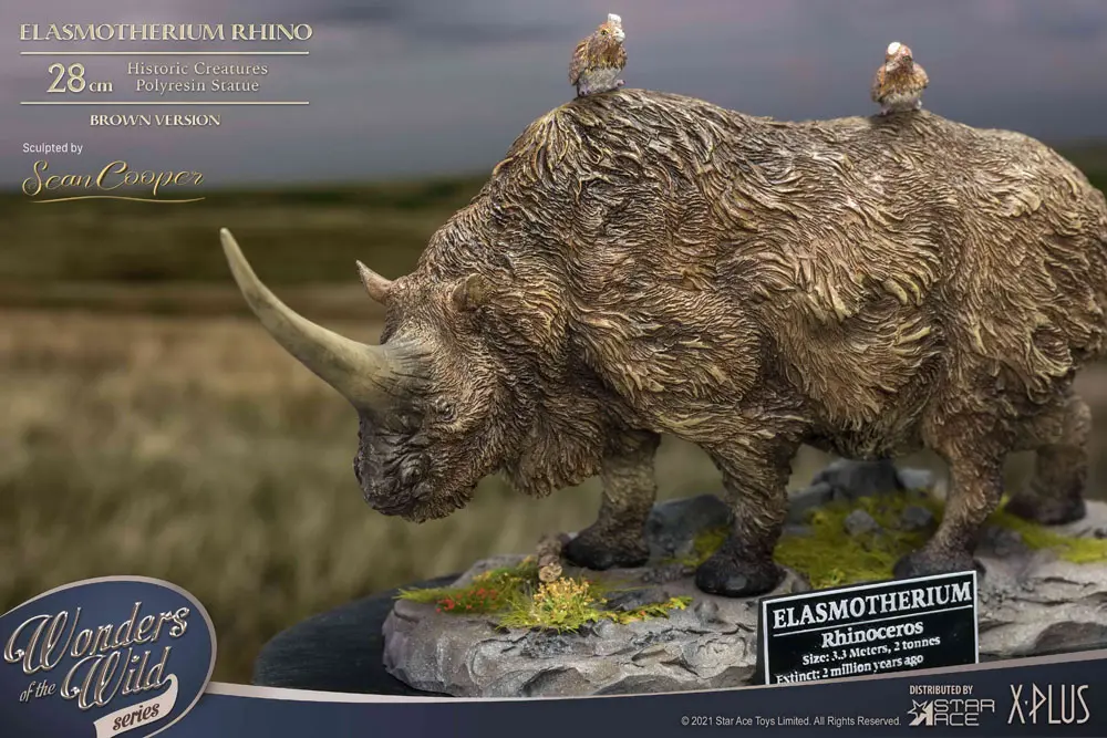 Elasmotherium Statue Rhino (Brown) 28 cm Produktfoto