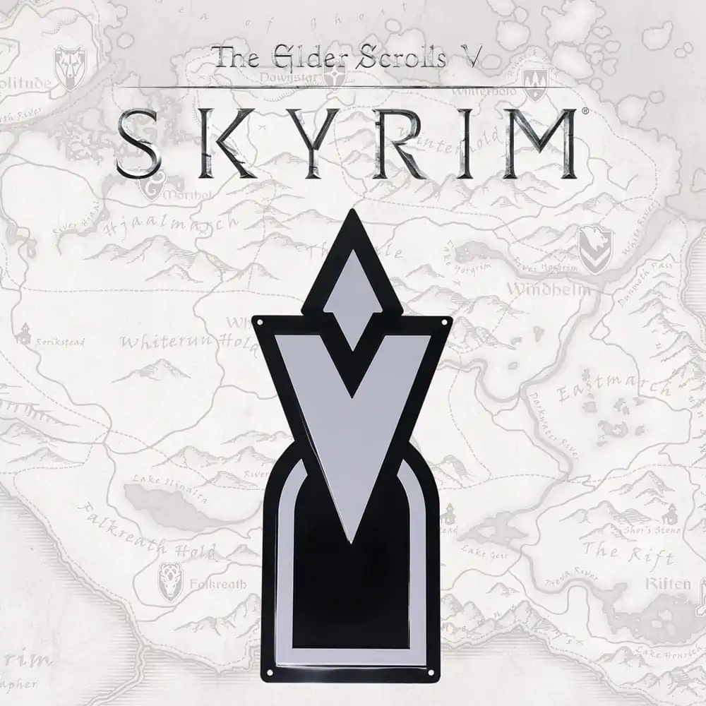 Elder Scrolls Skyrim Blechschild Skyrim Quest Marker Produktfoto