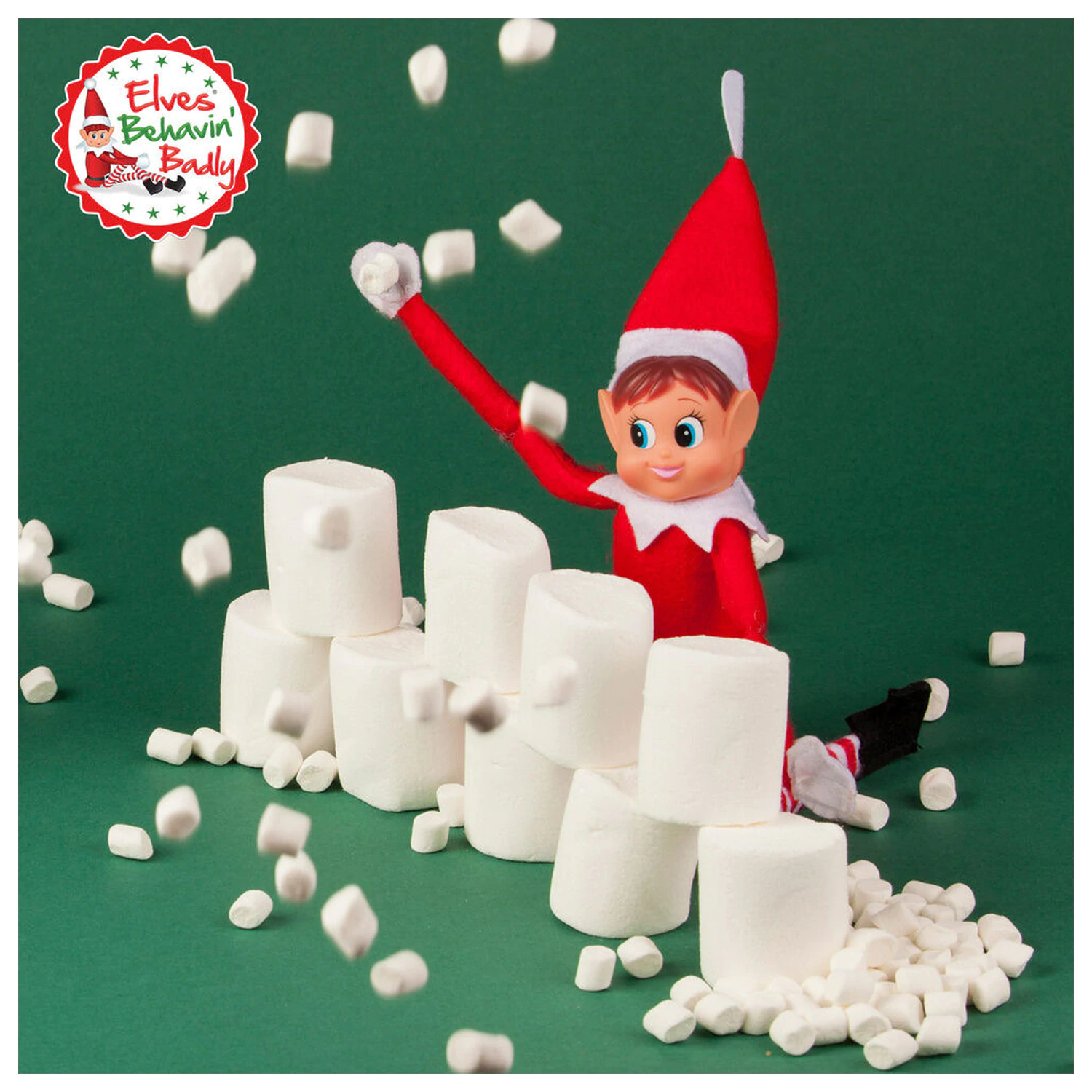 Elves Behavin' Badly Elvie Querstange Elfa Puppe 30cm Produktfoto