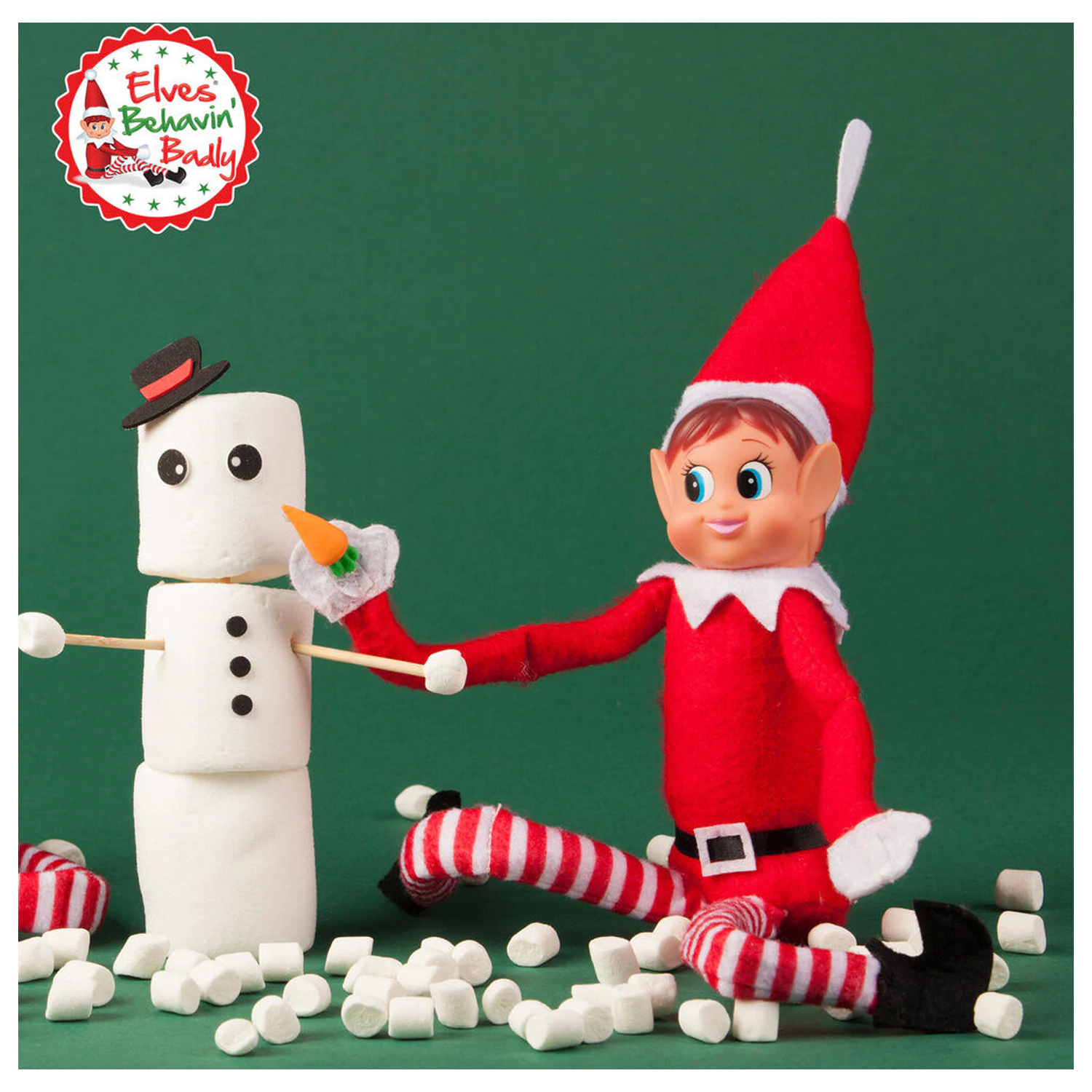 Elves Behavin' Badly Elvie Querstange Elfa Puppe 30cm Produktfoto