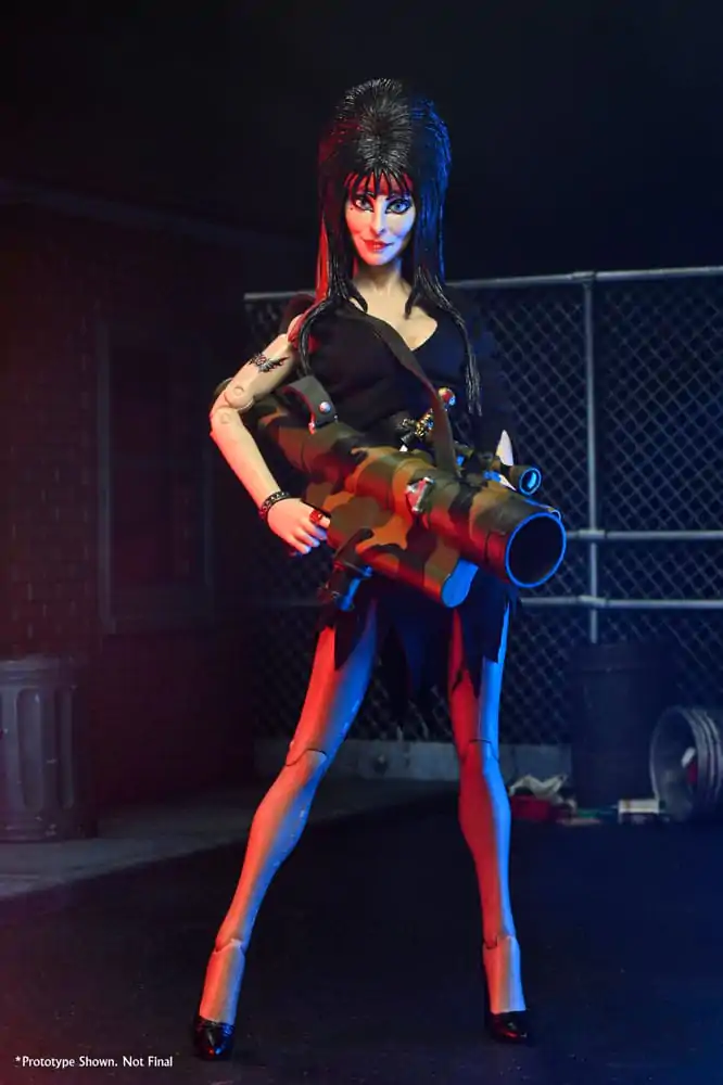 Elvira: Mistress of the Dark Bekleidete Action Figur Commando Elvira 20 cm Produktfoto