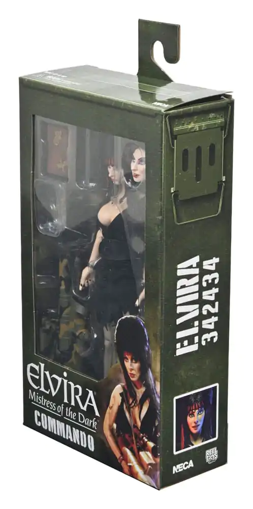 Elvira: Mistress of the Dark Bekleidete Action Figur Commando Elvira 20 cm Produktfoto