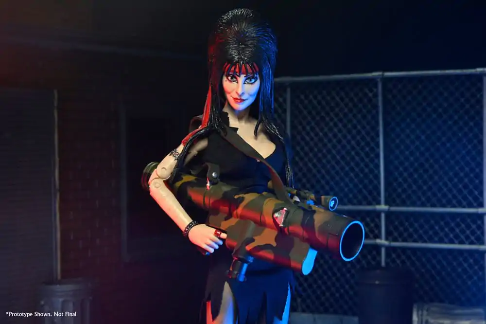 Elvira: Mistress of the Dark Bekleidete Action Figur Commando Elvira 20 cm Produktfoto