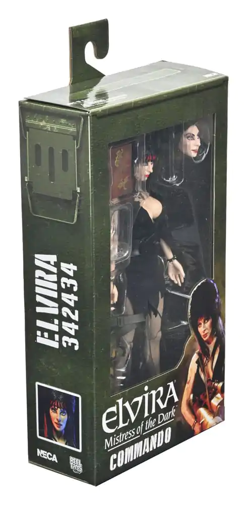 Elvira: Mistress of the Dark Bekleidete Action Figur Commando Elvira 20 cm Produktfoto