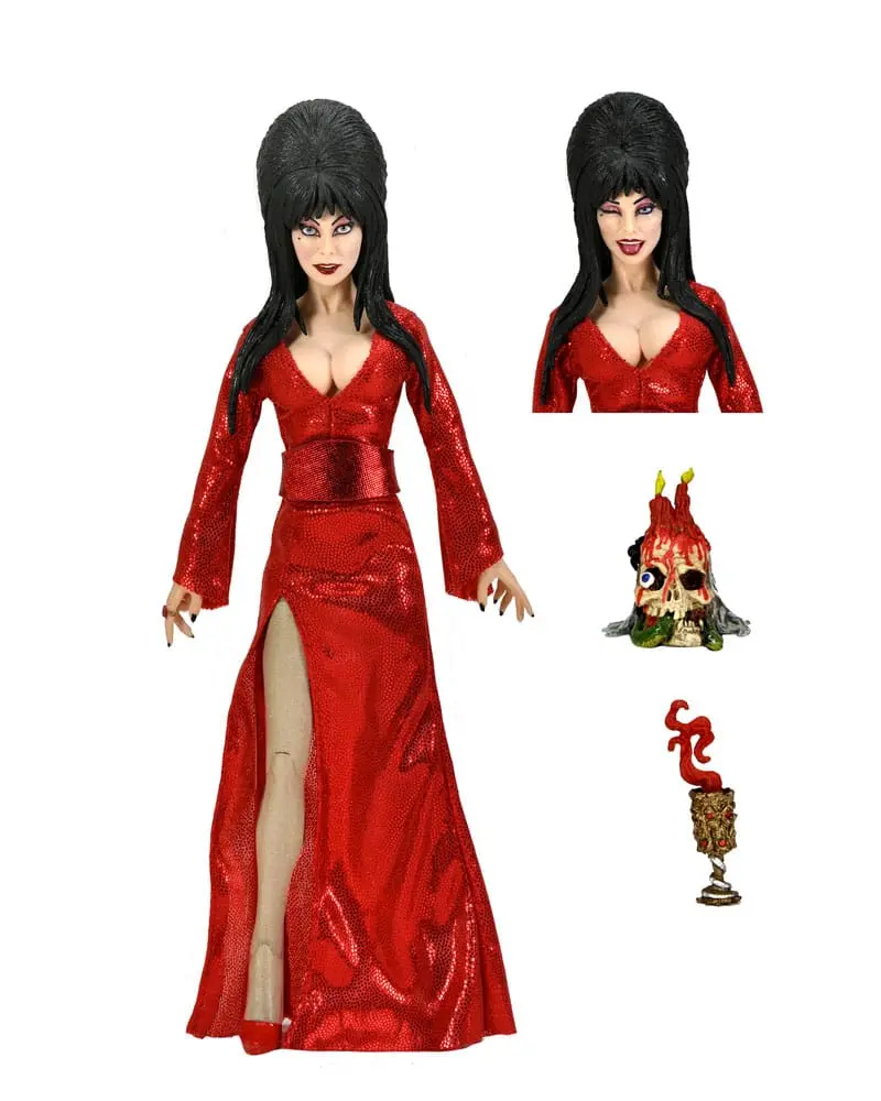 Elvira, Mistress of the Dark Clothed Actionfigur Red, Fright, and Boo 20 cm termékfotó