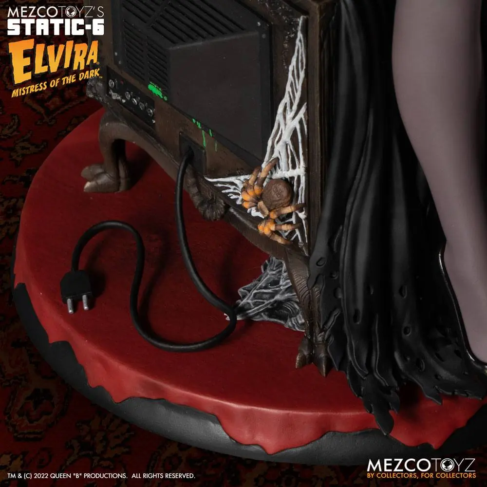 Elvira Herrscherin der Dunkelheit Static-6 PVC Statue 1/6 Elvira 42 cm termékfotó