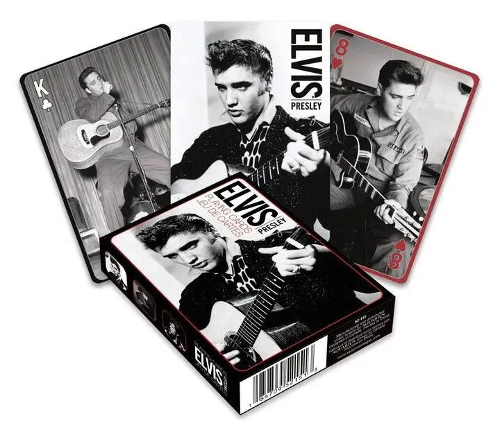 Elvis Presley Spielkarten Black & White termékfotó