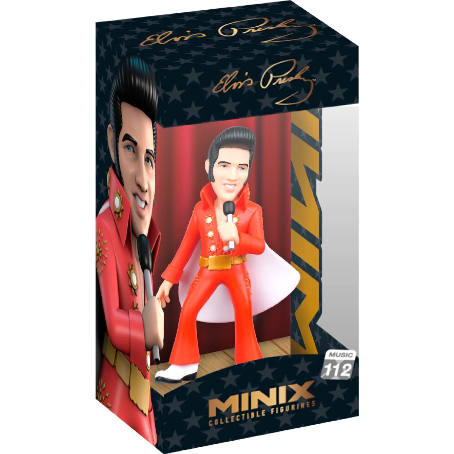 Elvis Presley Minix Figur Elvis Red Suit 12 cm Produktfoto