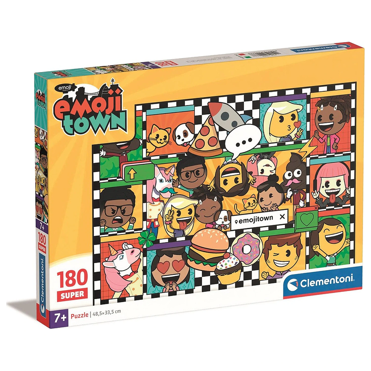 Emoji Town 180-teiliges Puzzle Clementoni Produktfoto
