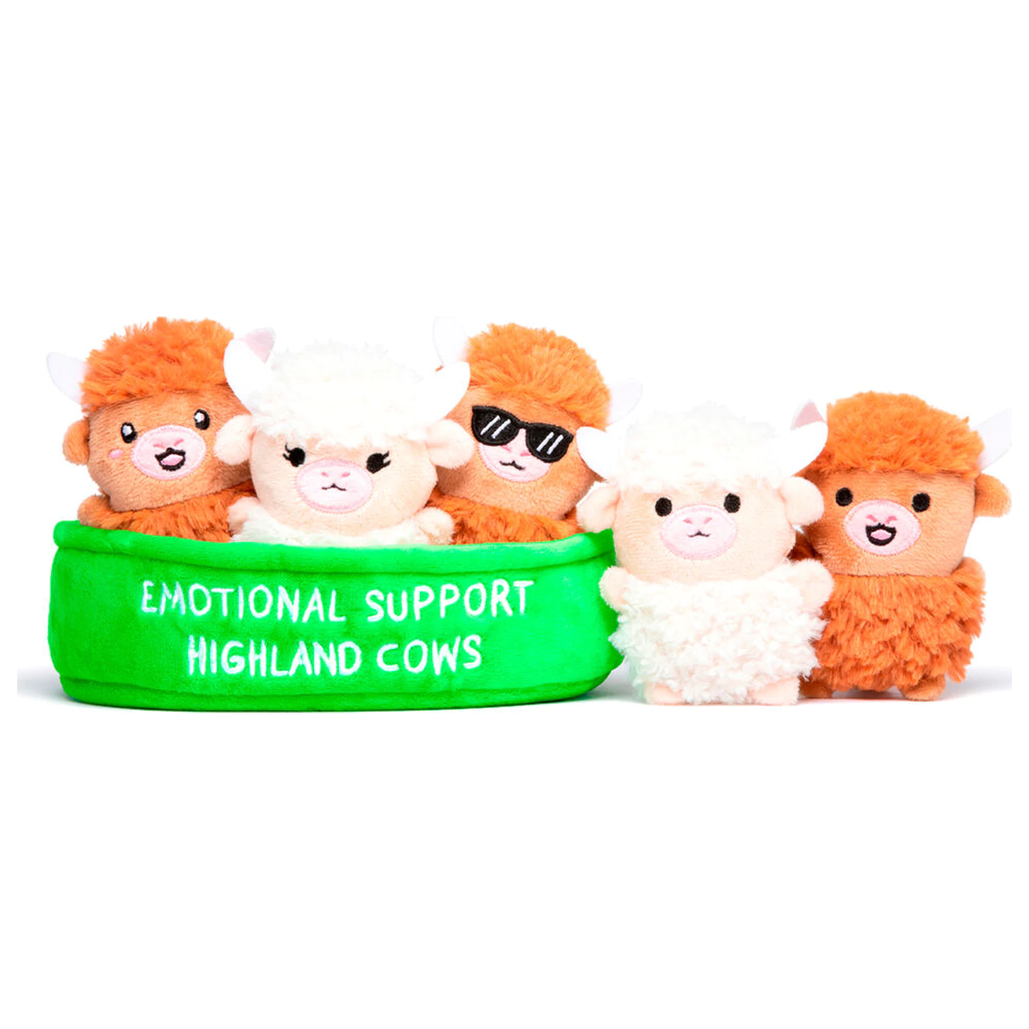 Emotional Support Highland Cows Plüschtiere Produktfoto