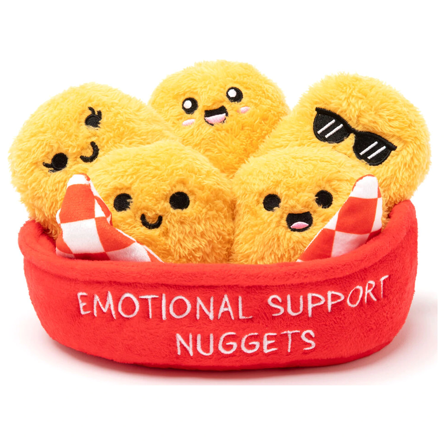 Emotional Support Nuggets Plüschtiere Produktfoto