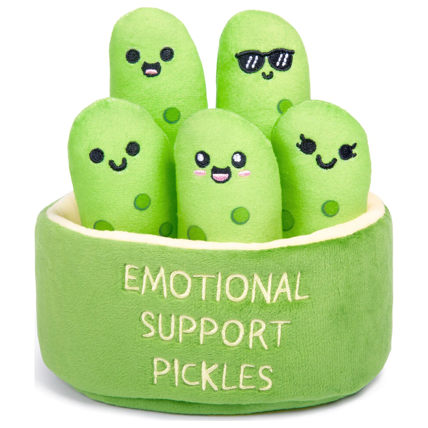 Emotional Support Pickles Plüschtiere Produktfoto