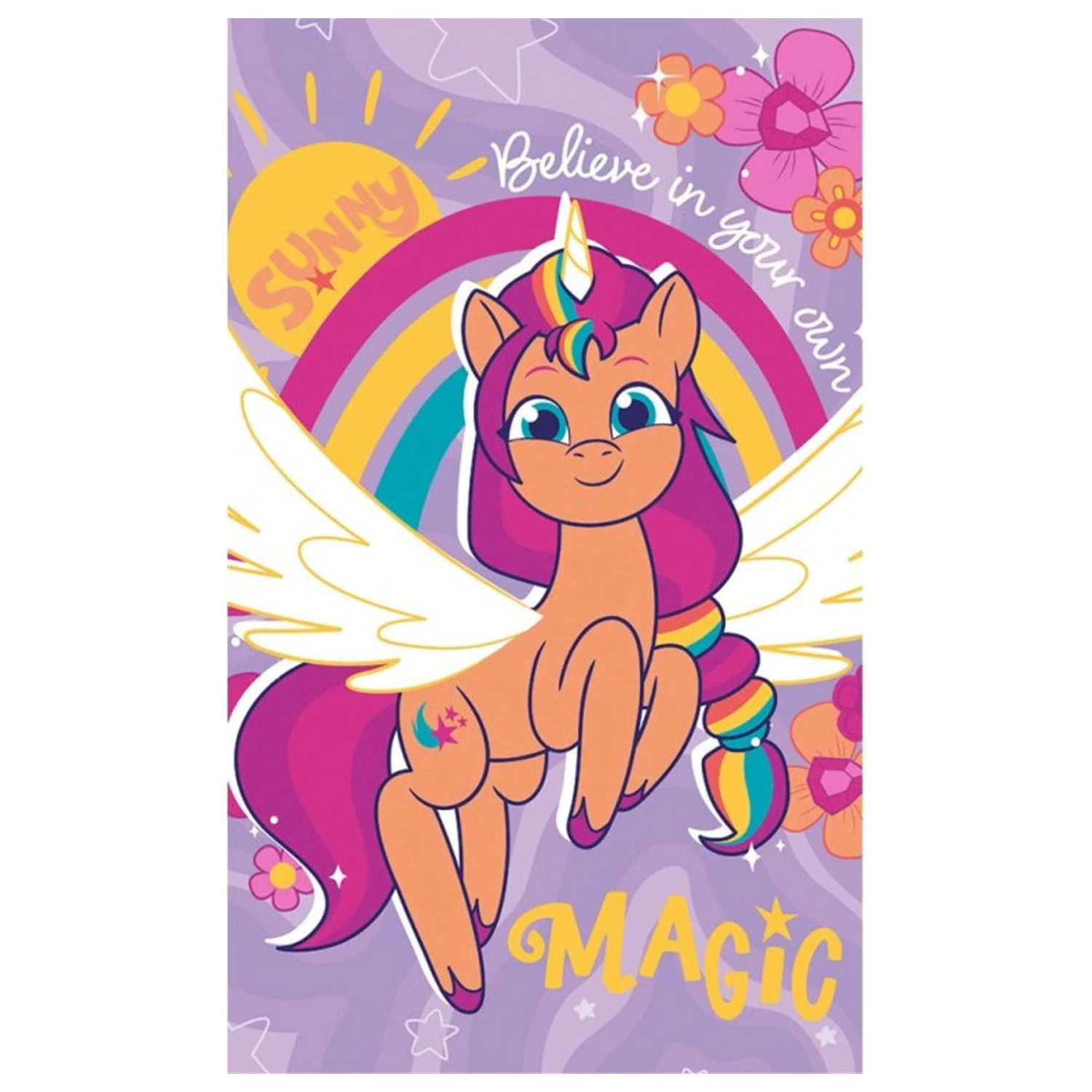 My Little Pony Sunny Handtuch, Gesichtstuch, Badetuch Produktfoto