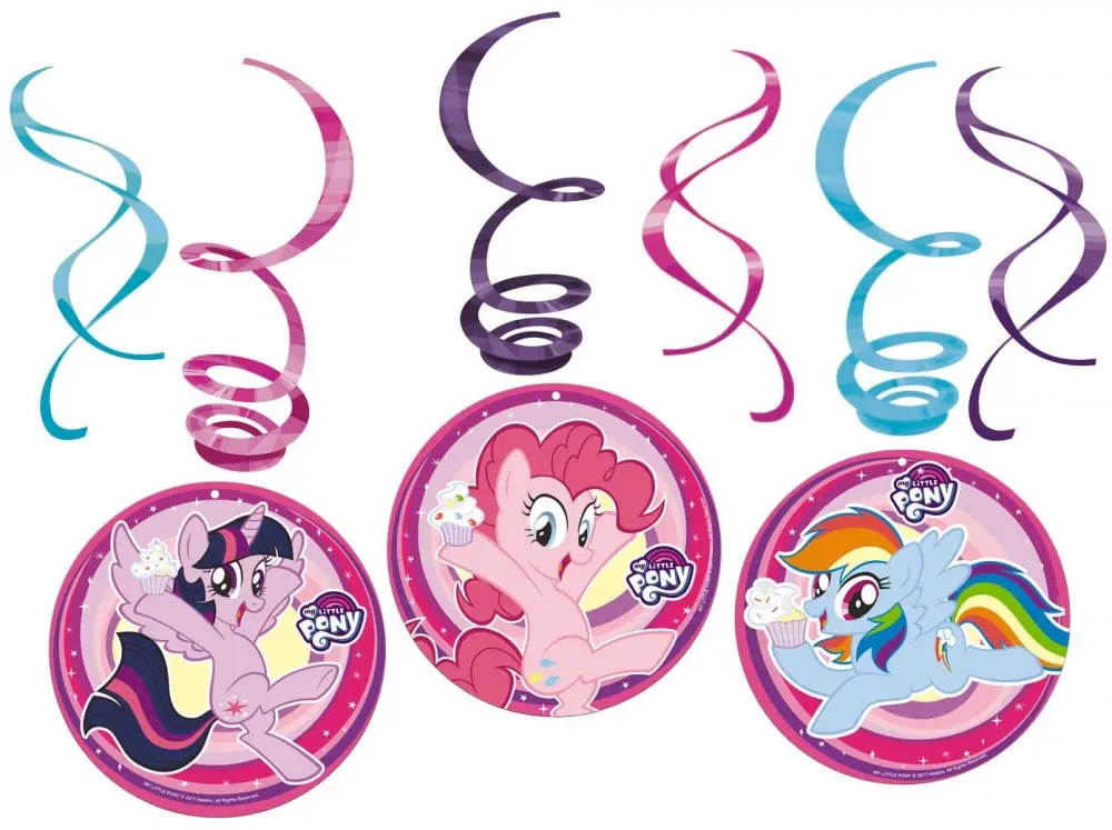 My Little Pony Ribbon Dekorationen 6-teiliges Set Produktfoto