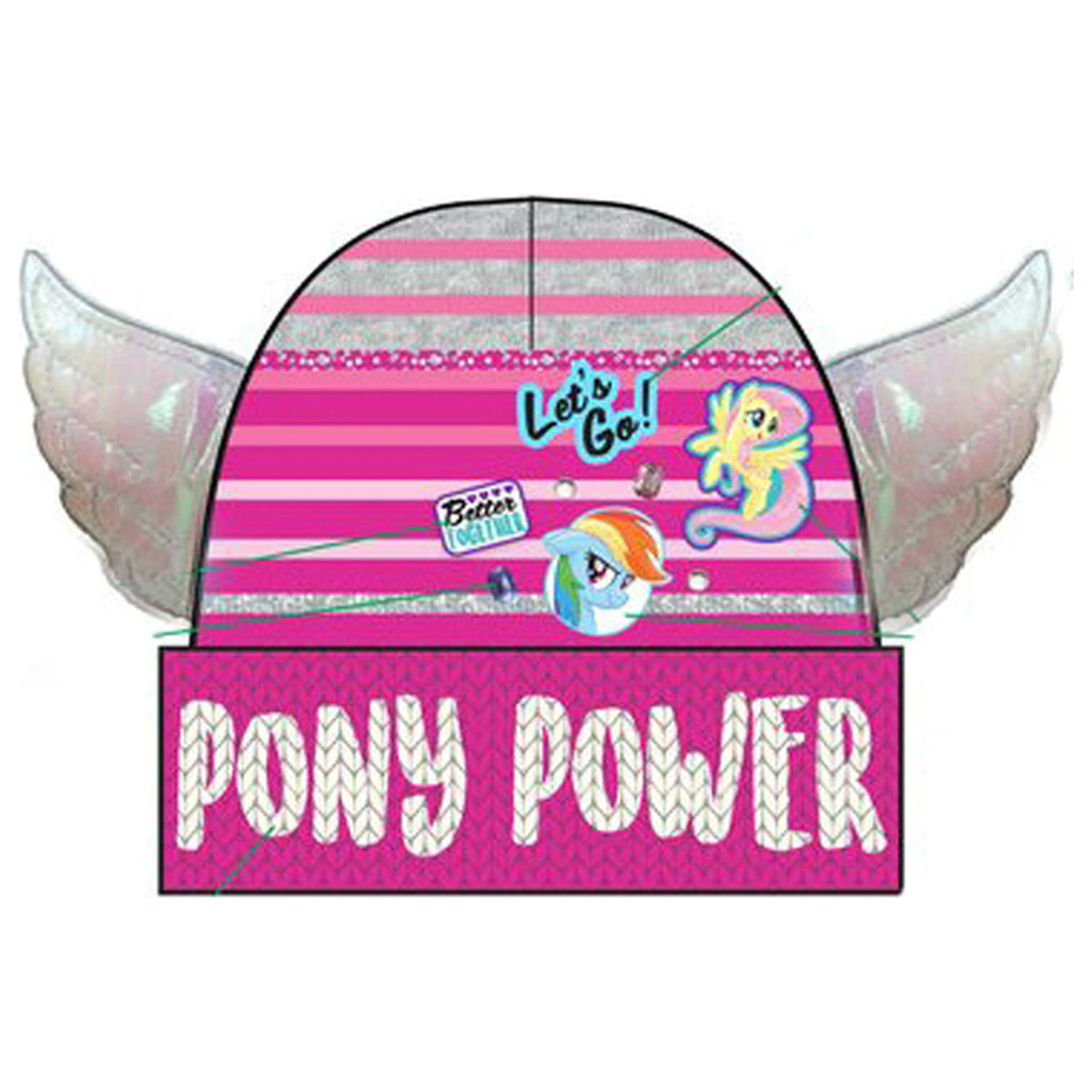 My Little Pony Wings Pink Kinder Baseballkappe 52 cm Produktfoto