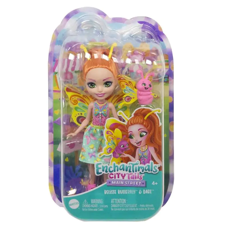 Enchantimals City Tails Belisse Butterfly Puppe Produktfoto
