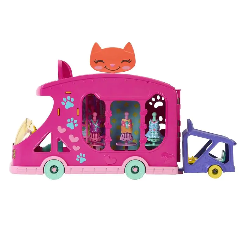 Enchantimals Glam Party Cat Truck Puppe Produktfoto