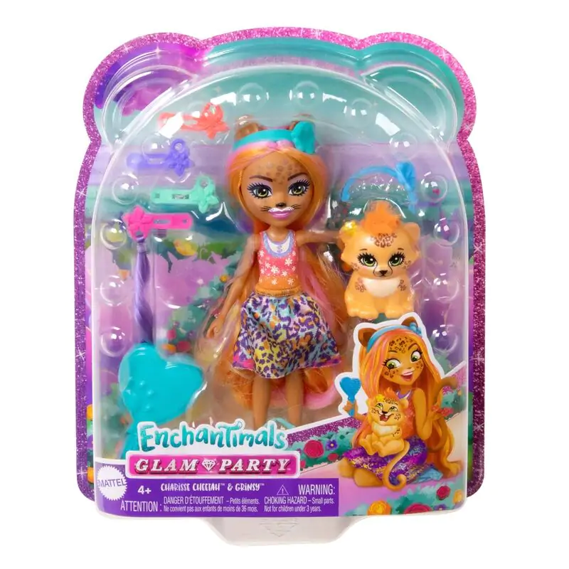 Enchantimals Glam Party Charisse Cheetah Puppe Produktfoto