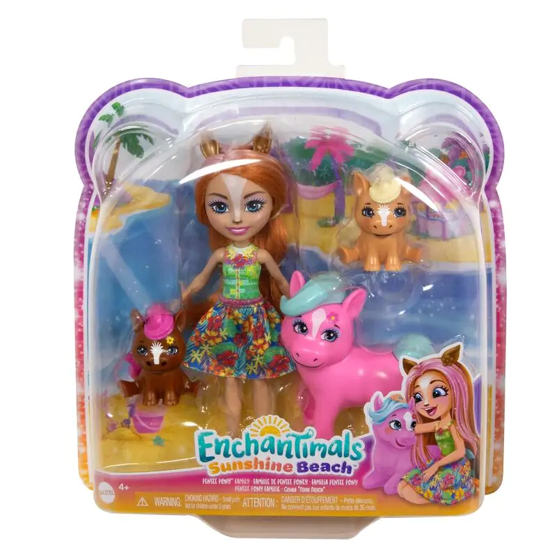 Enchantimals Sunshine Strand Pensee Pony Puppe Produktfoto