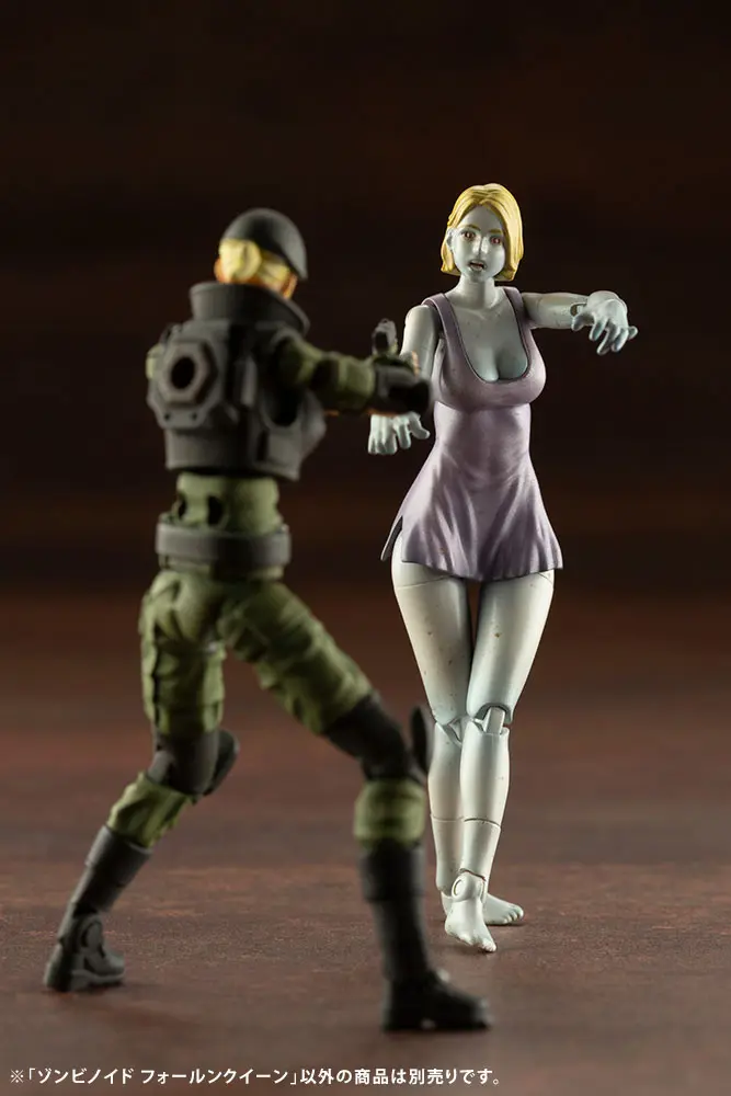 End of Heroes Plastic Model Kit 1/24 Zombinoid Fallen Queen 7 cm Produktfoto