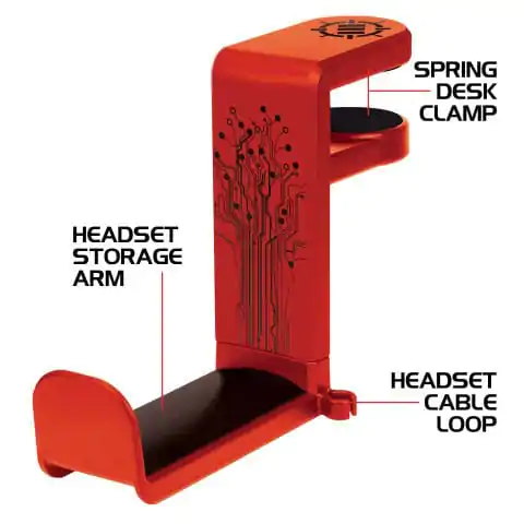 Enhance Kopfhörer Halterung Red Produktfoto
