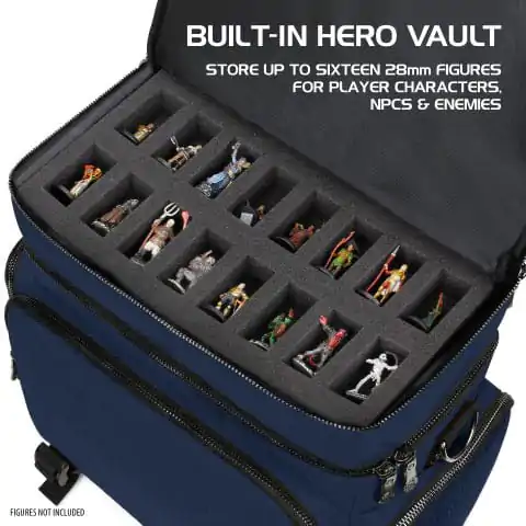 Enhance Tabletop Series Collectors Edition Adventurer&#039;s Travel Bag Blue Produktfoto