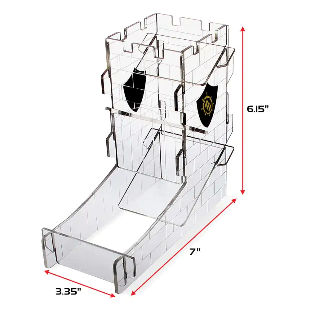 Enhance Tabletop Series Würfelturm Clear Produktfoto