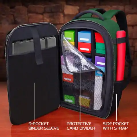 Enhance TCG Series Card Backpack Collector&#039;s Edition Green Produktfoto