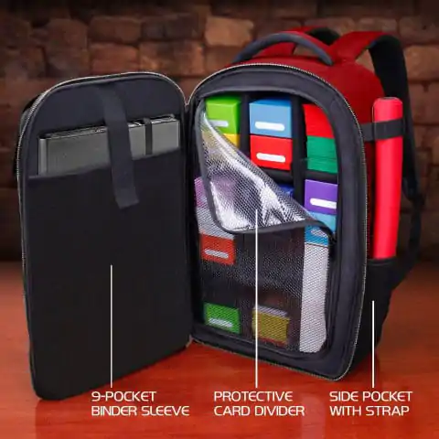 Enhance TCG Series Card Backpack Collector&#039;s Edition Red Produktfoto