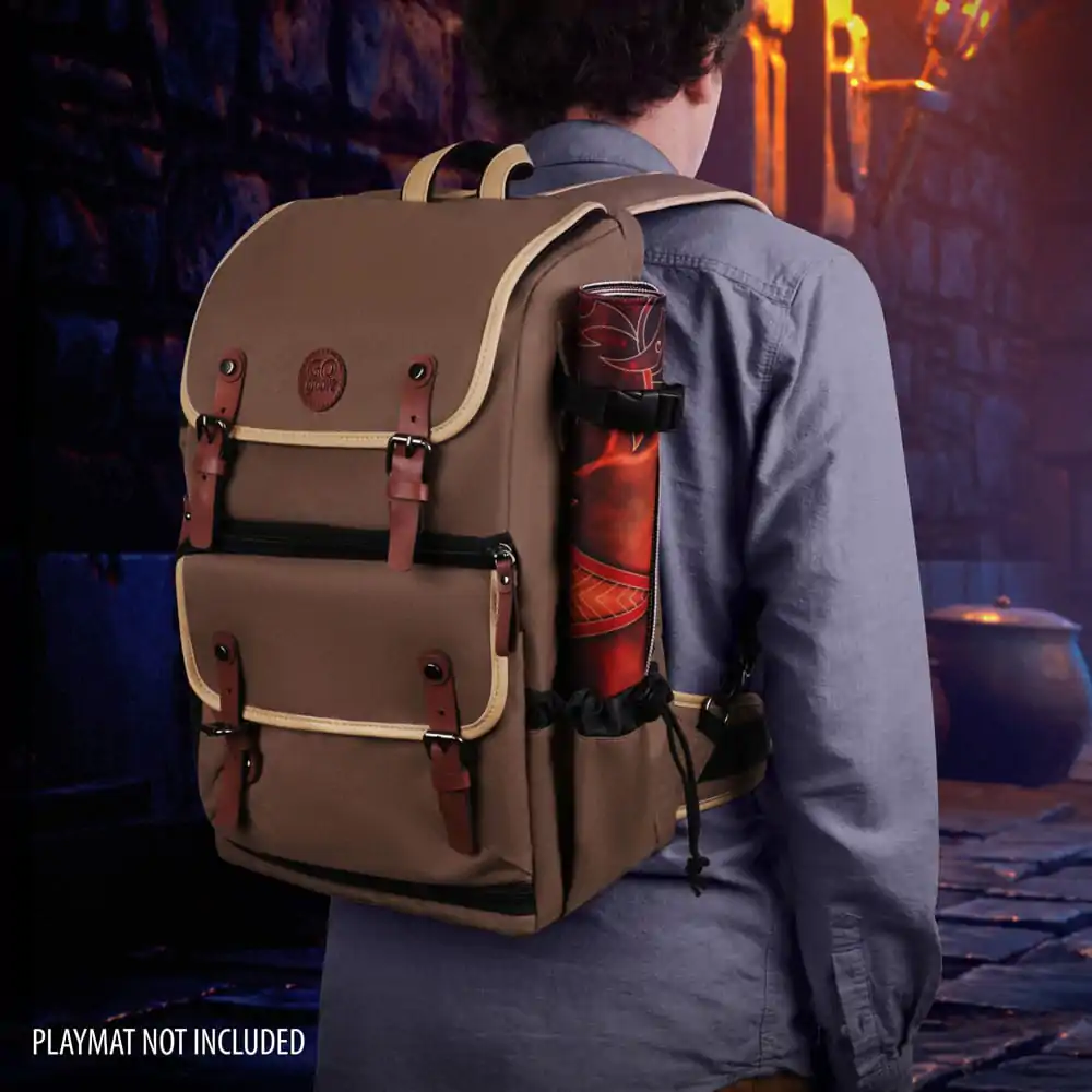 Enhance TCG Series Trading Card Backpack Designer Edition Tan Full-size Produktfoto