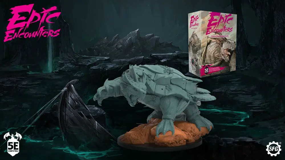 Epic Encounters RPG Brettspiel Cove Of the Dragon Turtle *Englische Version* Produktfoto
