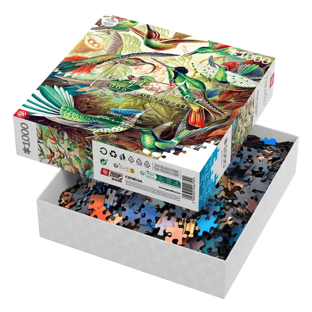 Ernst Haeckel Imagination Puzzle Hummingbirds/Kolibry (1000 Teile) Produktfoto