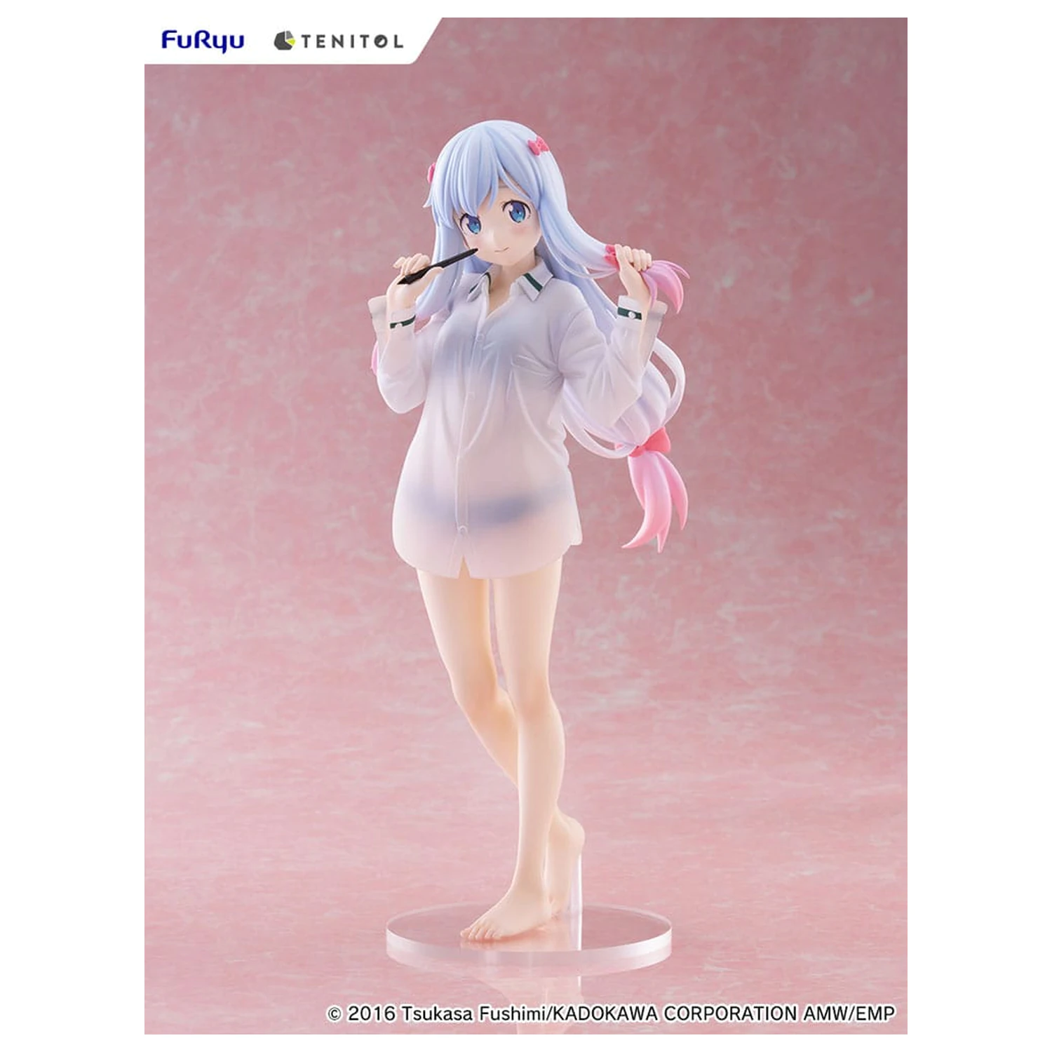 Eromanga Sensei Tenitol große PVC Statue Sagiri Izumi Shirts Ver. 30 cm Produktfoto