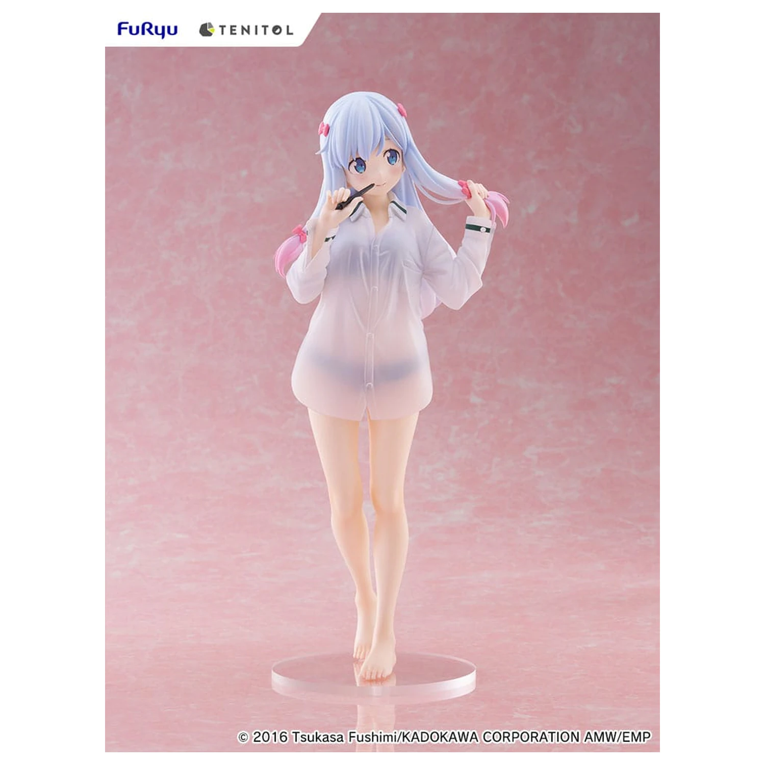 Eromanga Sensei Tenitol große PVC Statue Sagiri Izumi Shirts Ver. 30 cm Produktfoto
