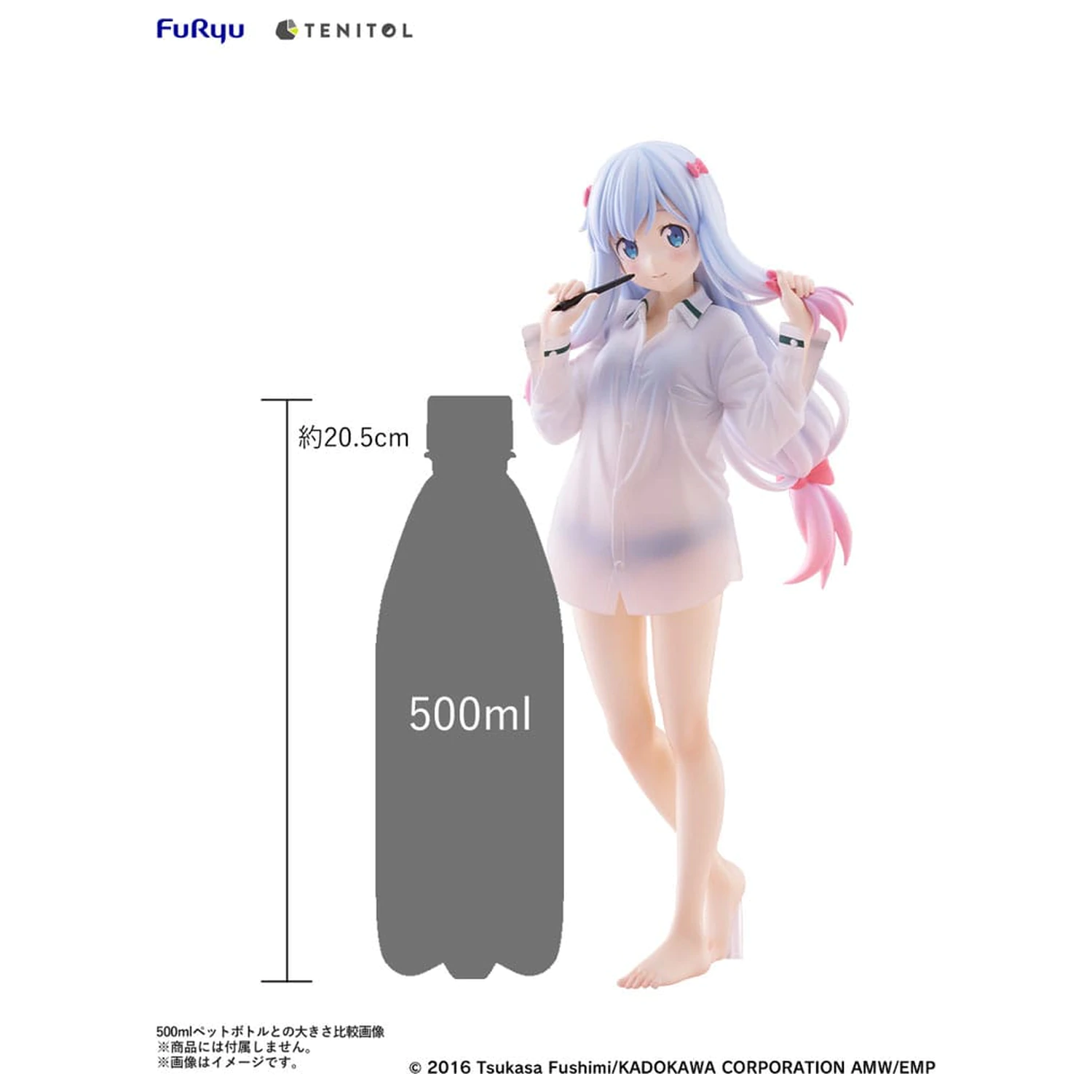 Eromanga Sensei Tenitol große PVC Statue Sagiri Izumi Shirts Ver. 30 cm Produktfoto