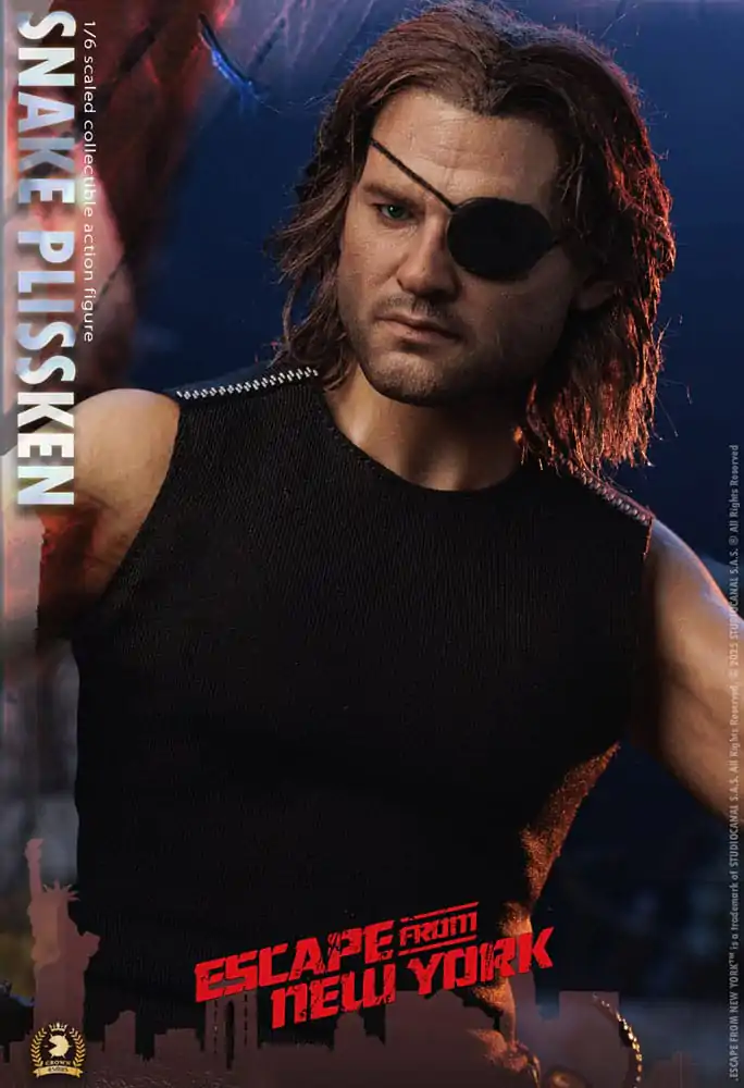 Die Klapperschlange Crown Series Actionfigur 1/6 Snake Plissken (Real Hair Version) 30 cm Produktfoto