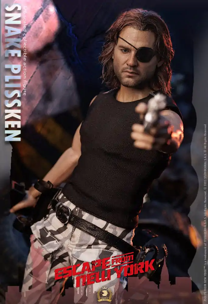 Die Klapperschlange Crown Series Actionfigur 1/6 Snake Plissken (Real Hair Version) 30 cm Produktfoto