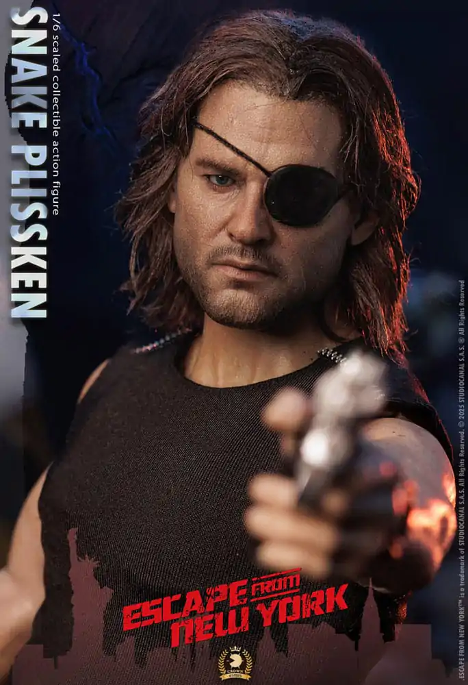 Die Klapperschlange Crown Series Actionfigur 1/6 Snake Plissken (Real Hair Version) 30 cm Produktfoto